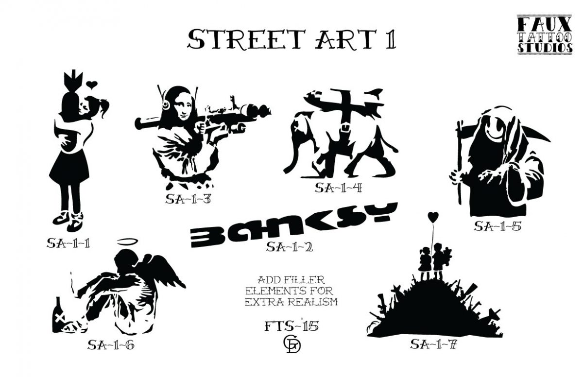 FTS Tattoo Flash Faux Tattoo Studios