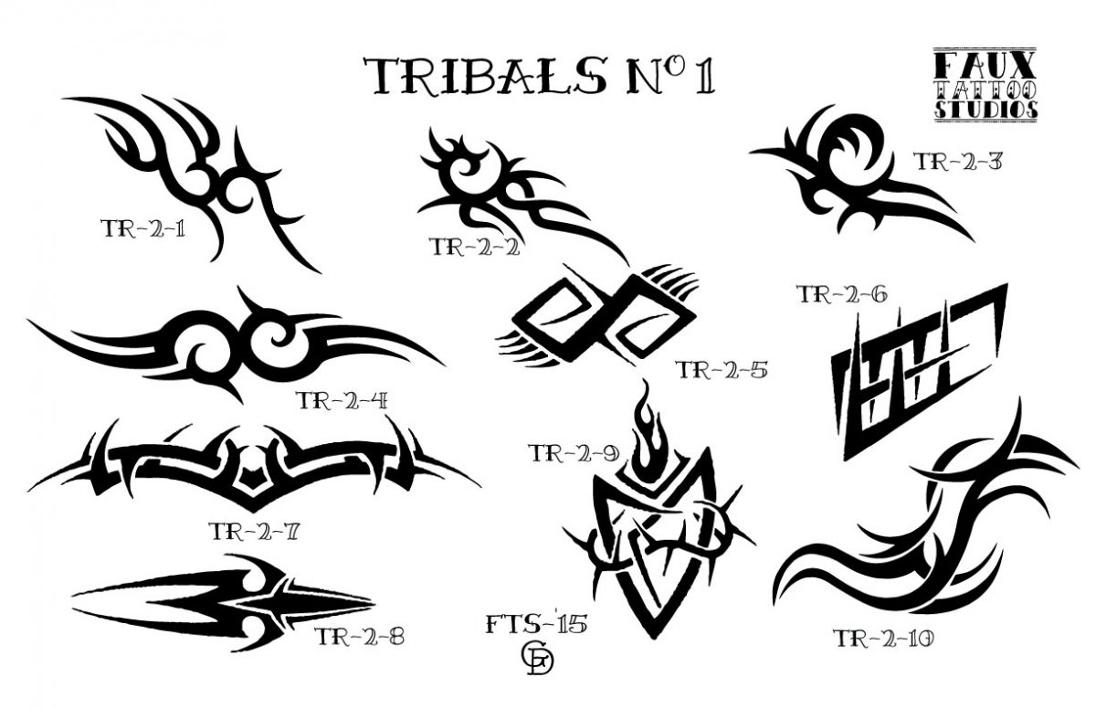 FTS Tattoo Flash Faux Tattoo Studios