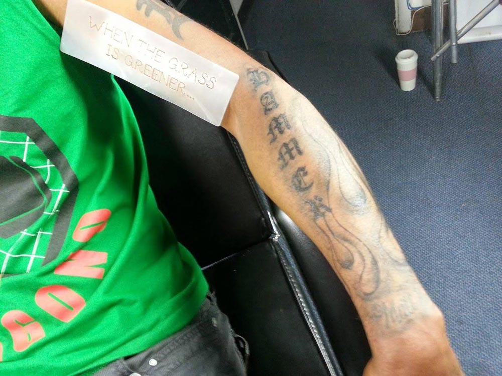 9. Marc Anthony's other tattoos - wide 8