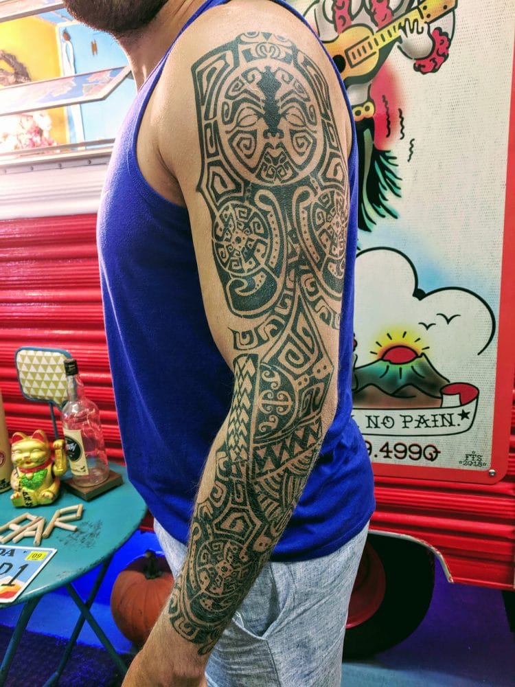 Maori Tattoo Sleeve
