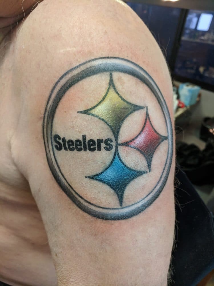 Ive gotten a lot of looks for putting this permanently on my body last  year but in my profession I can have these tattoos and when you love and  embody a steelers